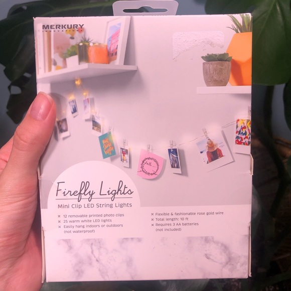 LED twinkle lights with Polaroid photo clips - Picture 2 of 2
